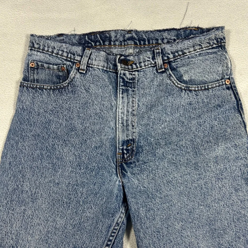 VTG Levi's 501 Jeans Mens 34x29 Blue Wash Raw Waistband Made in USA 80/90s